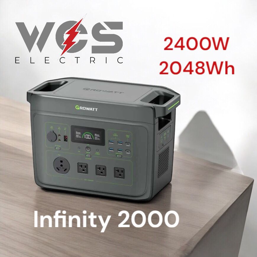 Estacion de energia GROWATT Infinity 2000 (2400W/2048Wh)